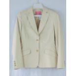 Charles Tyrwhitt Woman; a ladies 96% cotton two piece suit comprising jacket and skirt,