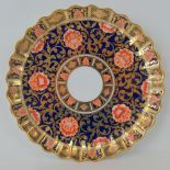 A Copeland Spode china Imari plate 'Spode 1823' upon, measuring 21cm, and heavily gilded throughout,