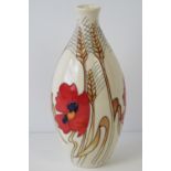 A Moorcroft large vase with Harvest Popp