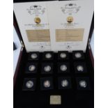 Twelve 'Ides of March' pure gold coins f