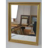 A modern gilt framed mirror; overall siz