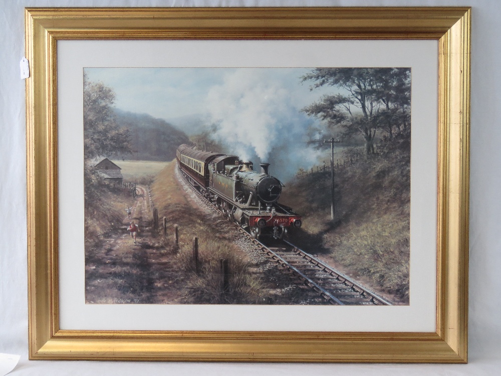 Print; GWR 4500 class steam locomotive b