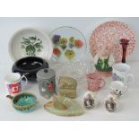 A quantity of ceramics and glassware to