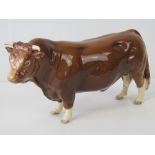 A Beswick Limousin Bull model 2463B made exclusively for the Beswick Collectors Club 1998,