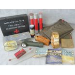 A very interesting mixed quantity of RAF survival items including and RAF flying ration tin mark IV,