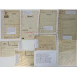 A quantity of German WWII NSDAP personnel documents includes; a recommendation for party office,