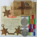 A WWII medal collection with original box marked for (Mr.