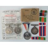 A 1914-1918 medal engraved 'PTE J Fitzhugh North NR 15174',