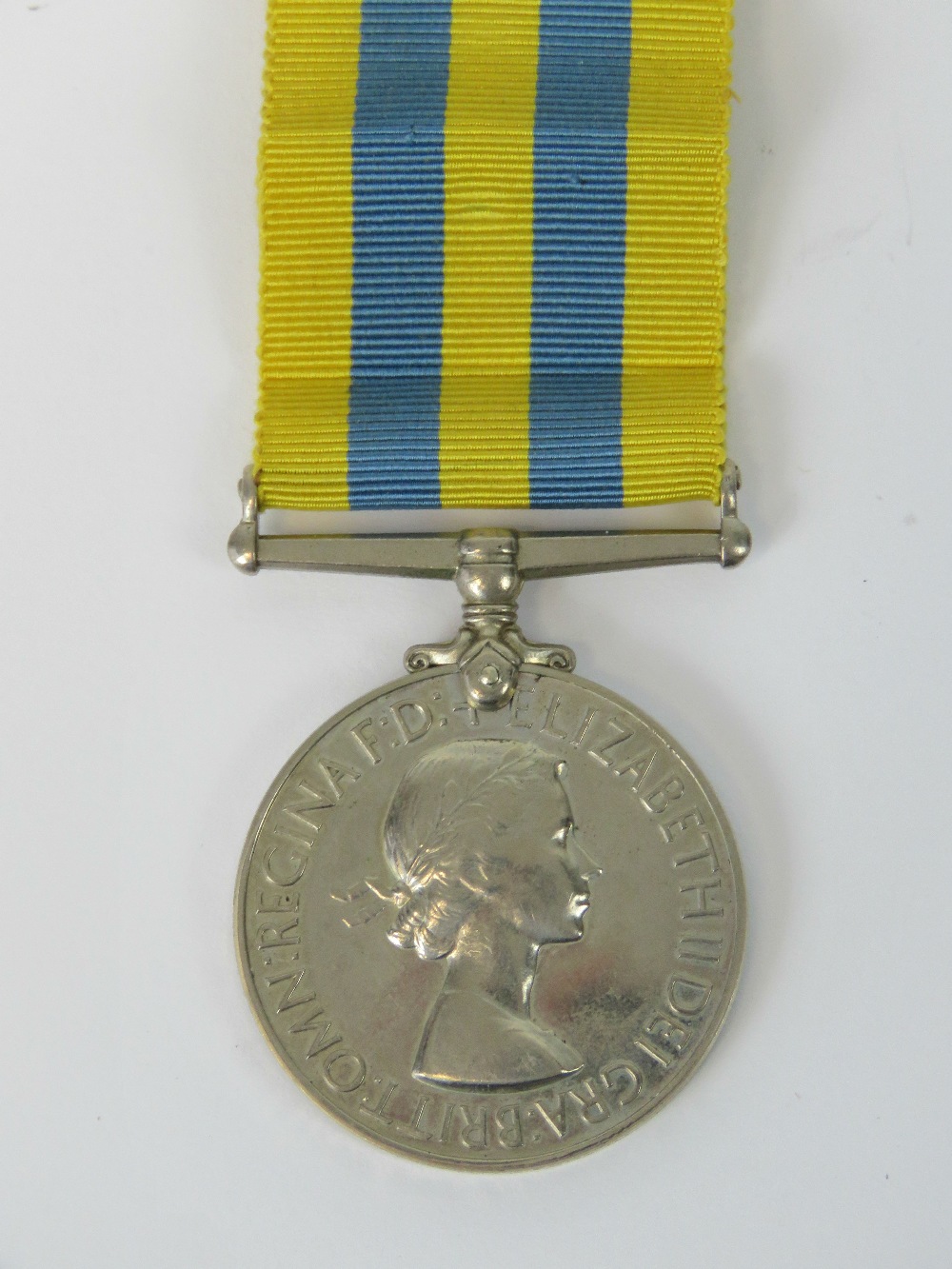 A Korea medal for GNR E. Fisher R.A. (22664759), complete with ribbon.