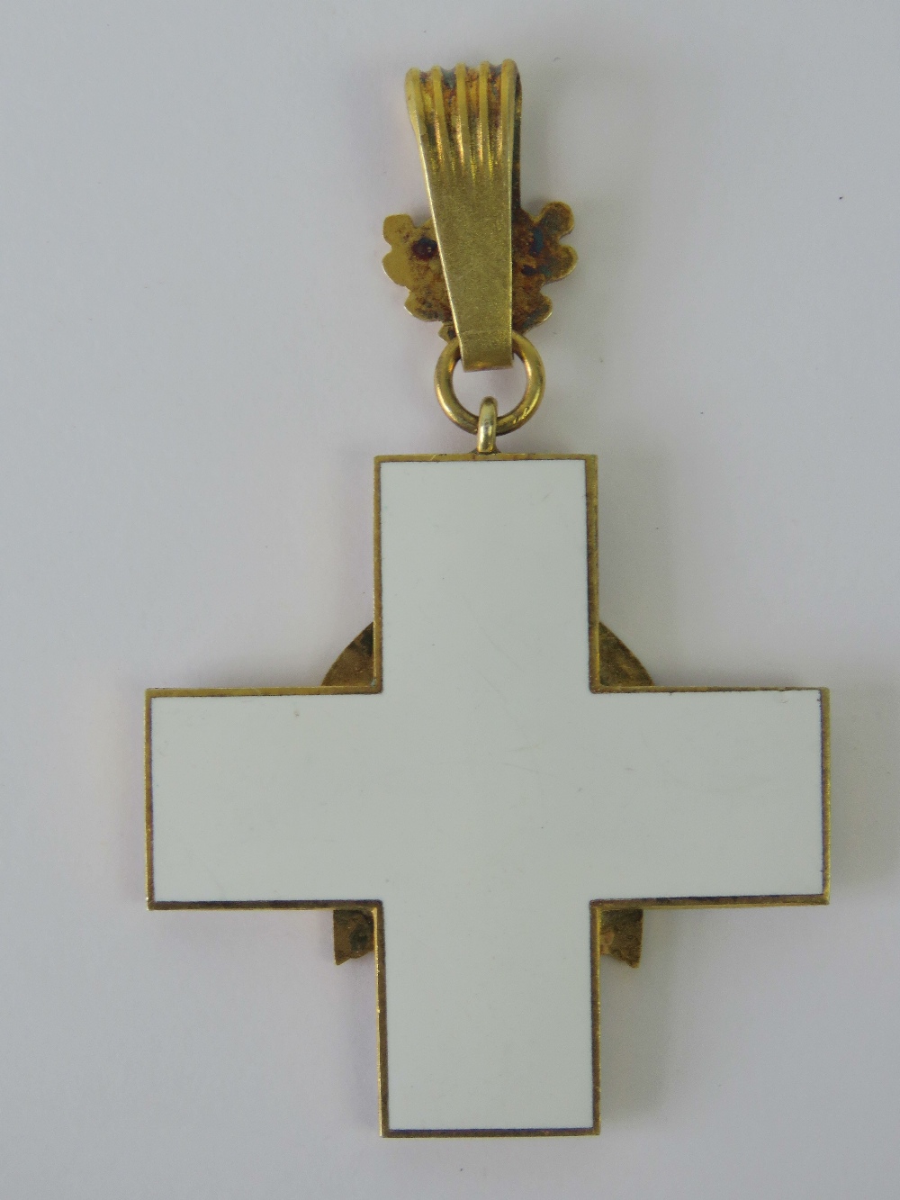 A WWII German Grand Cross medal with black and white enamel. - Image 2 of 2