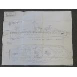 Two Royal Navy MTB (Motor Torpedo Boat) detail plans;