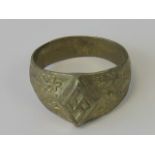 A WWII Hitler Youth ring.