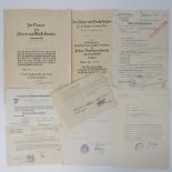 A WWII German document group for Johann