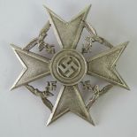 A WWII German Spanish Cross medal.