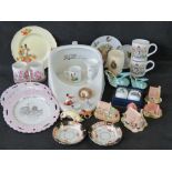 A quantity of assorted ceramics includin