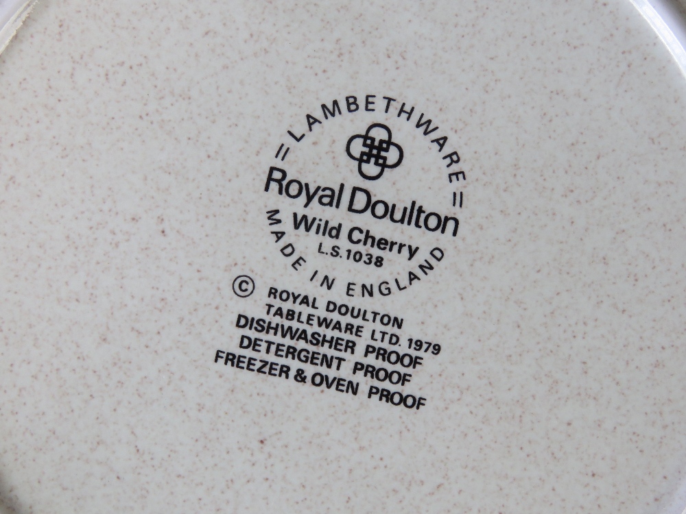 A Royal Doulton 'Wild Cherry' part tea a - Image 2 of 2