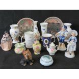 A quantity of assorted ceramics includin