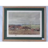 Colour Print; hunting scene - The Wadden Chase Hunt, published 1956,