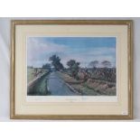 Colour Print; Hunting scene by Gerald Hare, being 331 of 400, and signed by the artist,