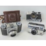 A c1970s Kodak 277x Instamatic camera, together with a Cannonette camera with 1:1.