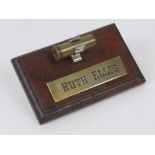 Ruth Ellis. Last woman hanged in Britain. A .38 Special cartridge case in brass from the firearm