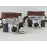 Two Voigtlander camera, one Vito B and o