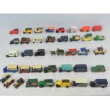 A quantity of promotional and advertising vintage type vehicles, approx sixty-eight in total.