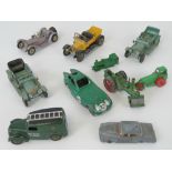 Dinky Toys; a Bristol 450 No163, together with a Telephone Service van No261,