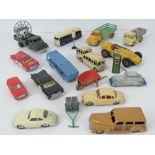 A Dinky Toys Leyland Comet lorry, a Dinky Toys BOAC coach (283), A Dinky Toys Jaguar 3.