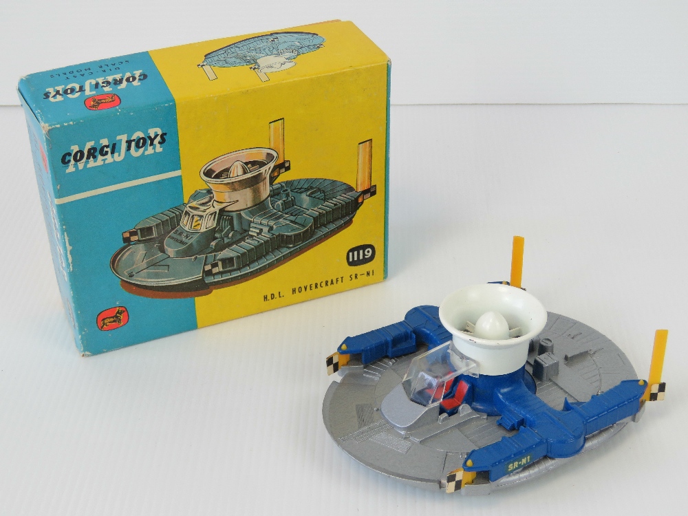 A Corgi Major HDL Hovercraft No1119 in mint condition complete with original box.