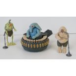 Star Wars; Return of the Jedi Sy Snootles and the Rebo Band, three figures,