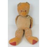 A large vintage mohair growler teddy bea