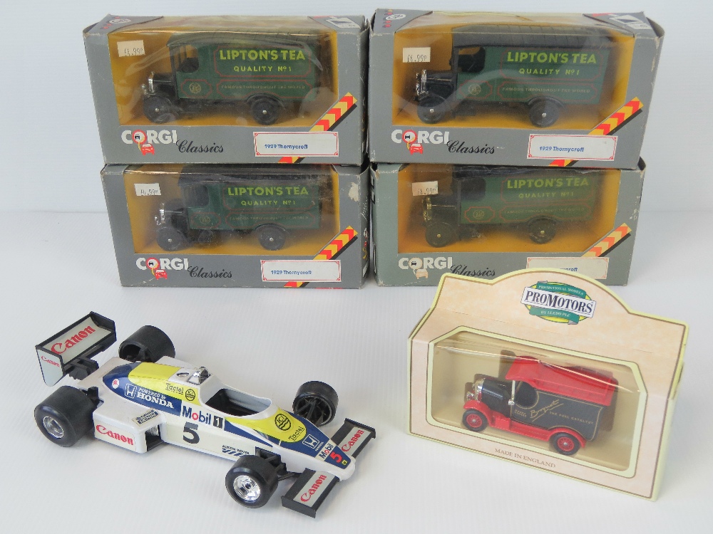 Four boxed Corgi Classic 1929 Thornycrof