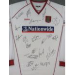 A signed Northampton Town Football Club,