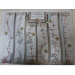 A COLLECTION OF 17TH , 18TH AND 19TH CENTURY ENGRAVED AND COLOURED MAPS TO INCLUDE EMAN BOWEN,