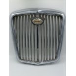 A VINTAGE WOLSLEY CHROME RADIATOR COVER CIRCA 1950'S/60'S