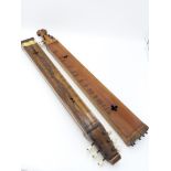 AN UNUSUAL PAUL PIEFFORT, PARIS EPIPNETTE , SIX STRING TABLE HARP WITH ROSEWOOD FRET BOARD AND