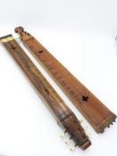 AN UNUSUAL PAUL PIEFFORT, PARIS EPIPNETTE , SIX STRING TABLE HARP WITH ROSEWOOD FRET BOARD AND