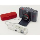 A MINOX SUBMINIATURE "SPY" CAMERA TOGETHER WITH A MINOX GTE CAMERA