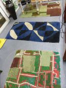 THREE SMALL ART DECO RUGS