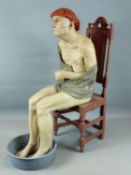 A RARE AND INTERESTING SCULPTURE BY STEVE WEST, No. 190, TITLED VETERAN