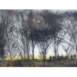 (ARR) WALTER HOYLE, WINTER TREES, ETCHING AND AQUATINT, SIGNED, TITLED AND NUMBERED 71/150, 45 X