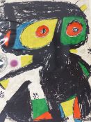 (ARR) AFTER JOAN MIRO, UNTITLED 1979, OPEN EDITION LITHOGRAPH, 25.5 X 19CM