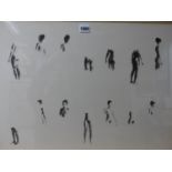 (ARR) ROBERT GRAHAM, NUDE STUDIES, SIGNED, DATED '71 AND NUMBERED 23/25, 46 X 60CM
