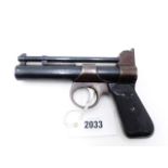 THE WEBLEY JUNIOR .177 AIR PISTOL, SERIAL NO 939