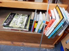 A BOX OF BOOKS ABOUT AIR RIFLES AND GUNS