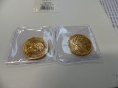 TWO GOLD SOVEREIGNS DATED 1897 AND 1981`