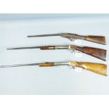 AN ORIGINAL WILL AIR RIFLE, IN .22 CALIBRE, BARREL RELEASE CATCH MOUNTED ON THE UNDER SIDE, THE