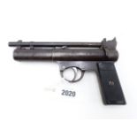 A WEBLEY SENIOR AIR PISTOL, IN .22 CALIBRE, SERIAL NO S2744