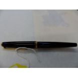 A MONT BLANC 221 FOUNTAIN PEN.